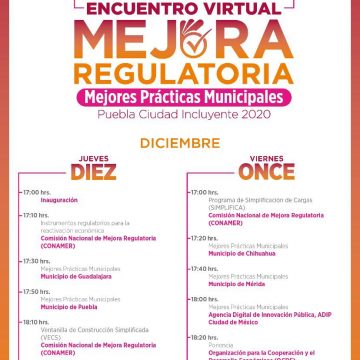 Invita Contraloría Municipal a Encuentro Virtual de Mejora Regulatoria