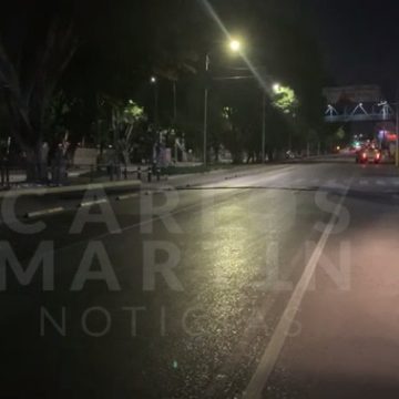 (VIDEO) Disminuye movilidad esta noche en el bulevar 5 de Mayo