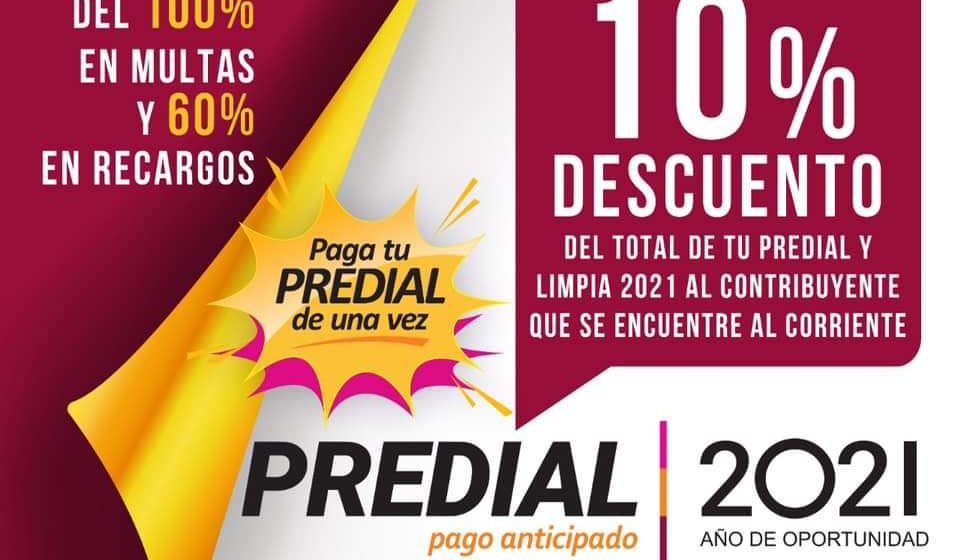 Hoy es el último día para pagar el Predial2021 con tarifas 2020