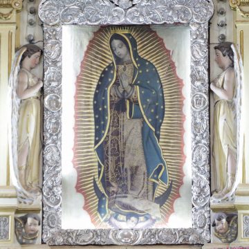 Peregrinos solitarios se trasladan a pie rumbo a la Basílica de Guadalupe