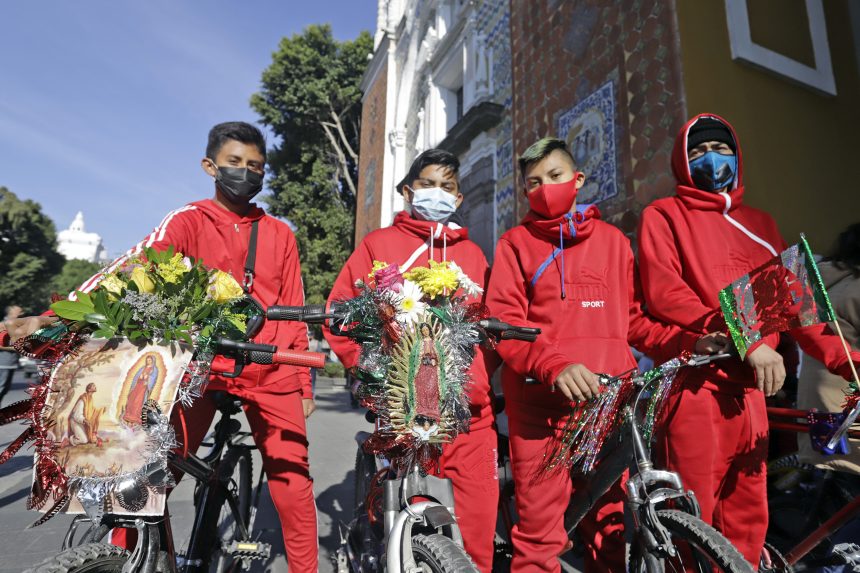 (VIDEO) Avanza rodada de niños y jóvenes en honor a la Virgen de Guadalupe