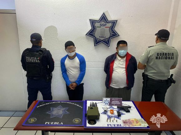 Policía Estatal y Guardia Nacional capturan a presuntos asaltantes de transporte de carga