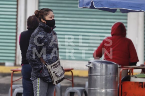 (FOTOS) Baja temperatura registrada en la capital