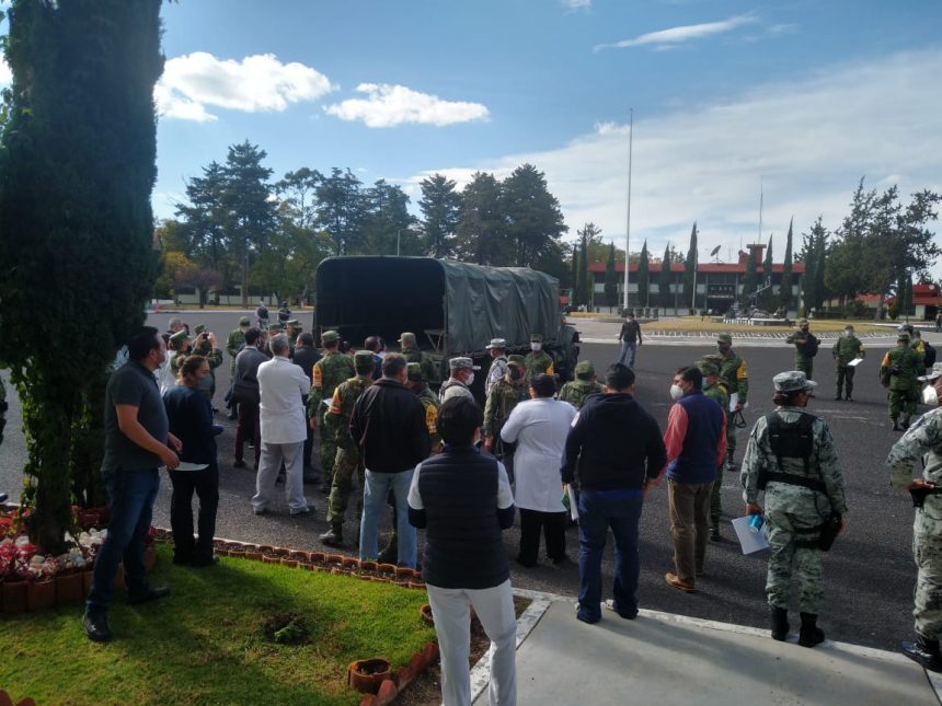Entrega SEDENA vacunas contra el Coronavirus en Izúcar y Chiautla
