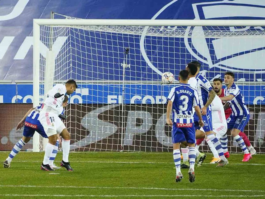 Real Madrid golea 4-1 al Alavés