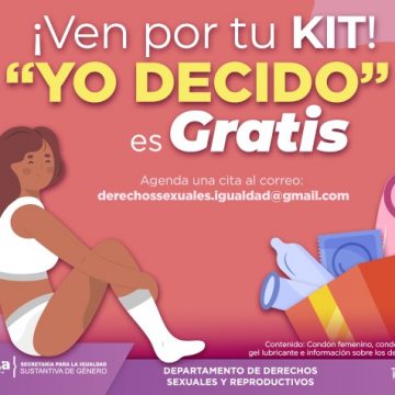 Promueve Gobierno de la Ciudad salud sexual con la campaña ¡Yo decido!