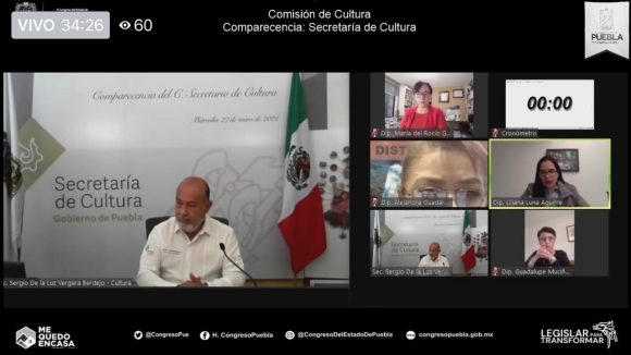 La pandemia no impidió proyectar la cultura de Puebla: Sergio Vergara