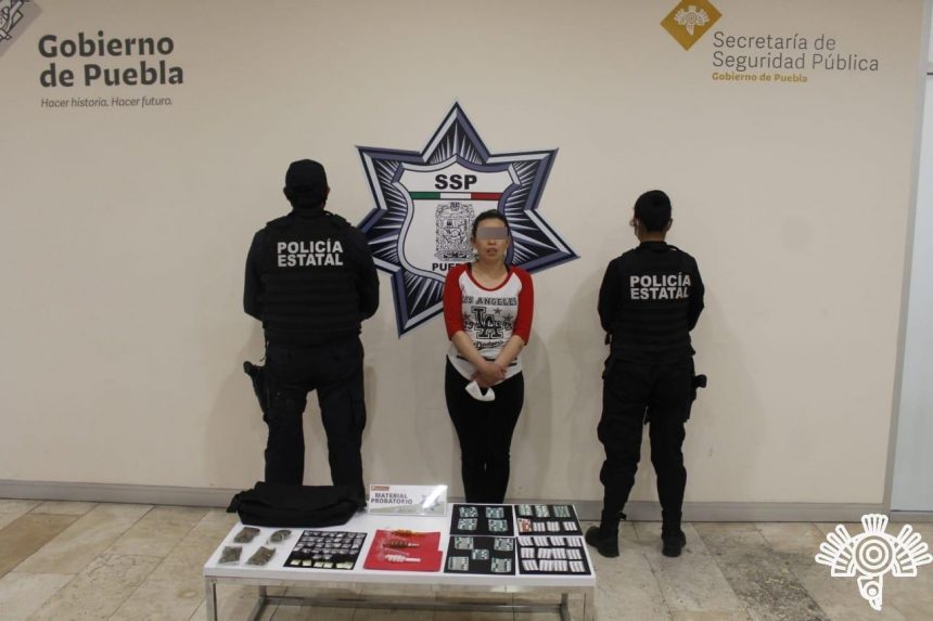 497 Captura Policía Estatal a presunta distribuidora de droga