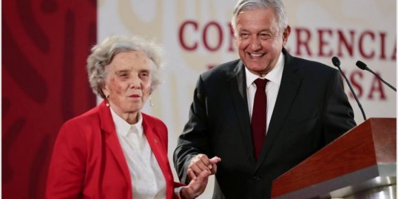 “Señor presidente, ya párele con las mañaneras, hay un hartazgo nacional” Elena Poniatowska