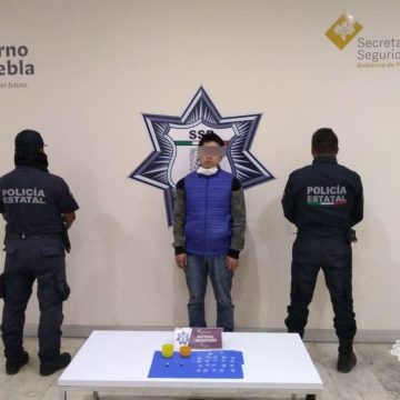 Policía Estatal detiene a presunto distribuidor de droga de “El Croquis”