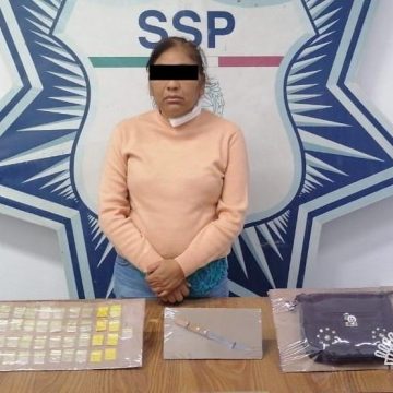 En Tepatlaxco, Policía Estatal captura a presunta líder delincuencial