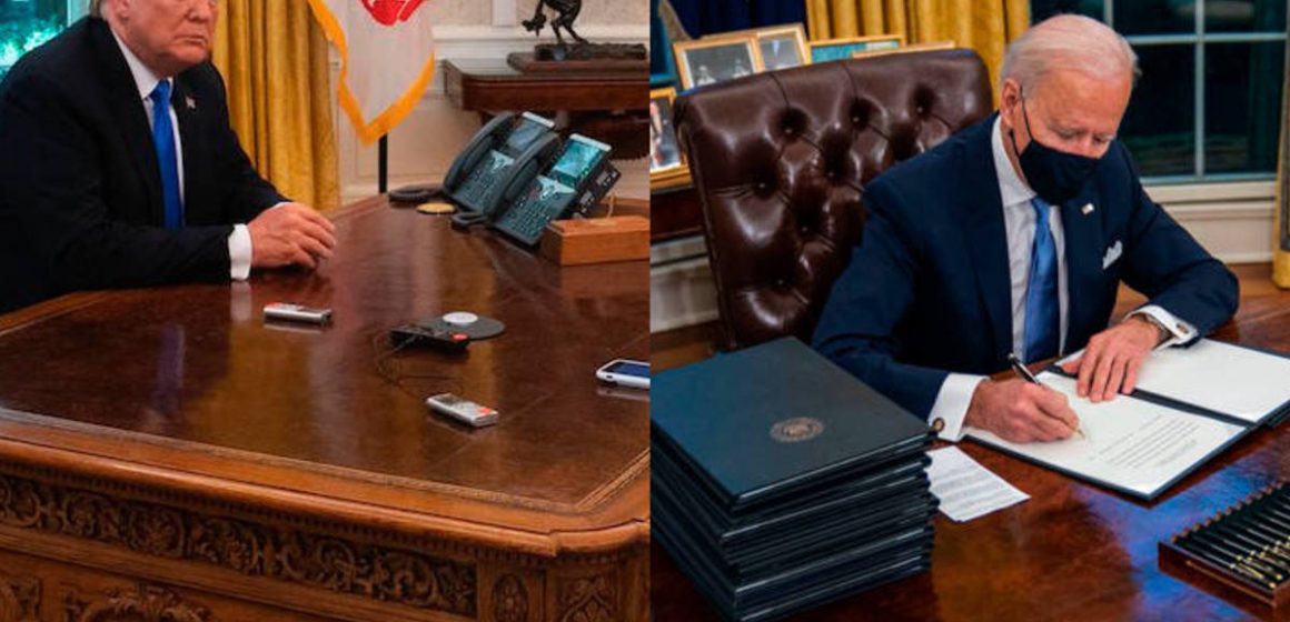 Biden retira botón rojo instalado por Donald Trump para solicitar Coca Cola light