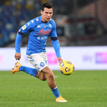 Hirving Lozano marcó gol en la victoria del Napoli en la Copa