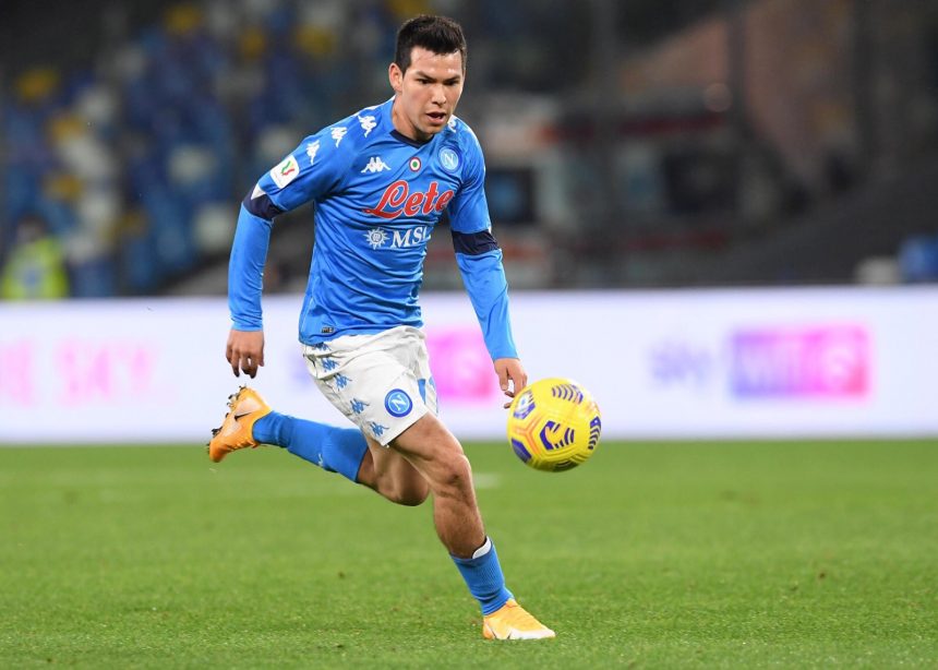 Hirving Lozano marcó gol en la victoria del Napoli en la Copa