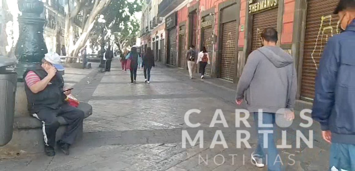 (VIDEO) Ausencia de vendedores ambulantes en la calle 5 de Mayo