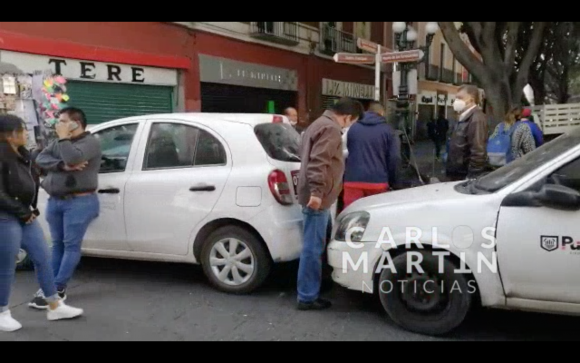 (FOTOS Y VIDEOS) Ayuntamiento de Puebla limita la movilidad y el libre tránsito