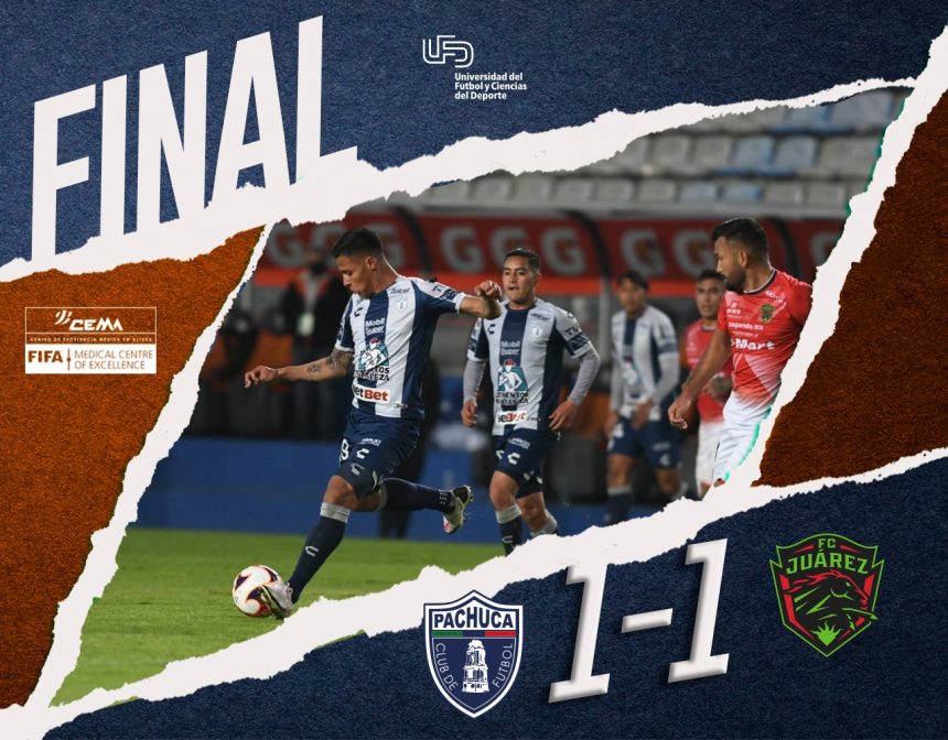 Pachuca rescató el empate ante FC Juárez