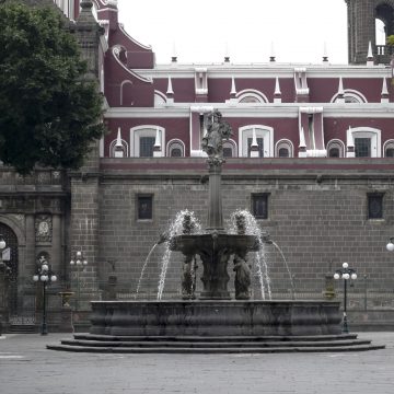 (FOTOS Y VIDEO) Zócalo de Puebla sin adornos navideños