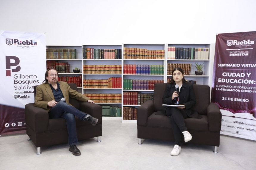 Ayuntamiento de Puebla organiza primer Seminario Virtual desde el Parque Biblioteca Gilberto Bosques Saldivar