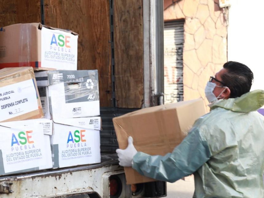 Envían más de seis toneladas de víveres a damnificados de Tabasco