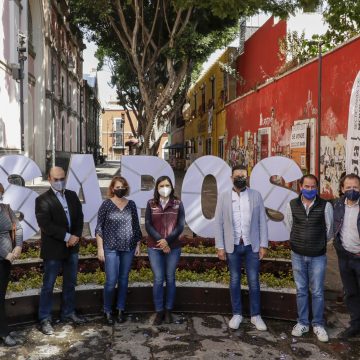 (FOTOS) Ayuntamiento de Puebla entrega mejora urbana de “Los Sapos”