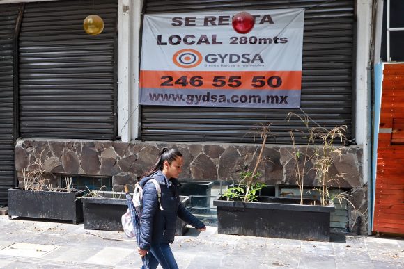 (VIDEO) Letreros de “Se Renta” se observan en gran cantidad de locales del centro de la ciudad