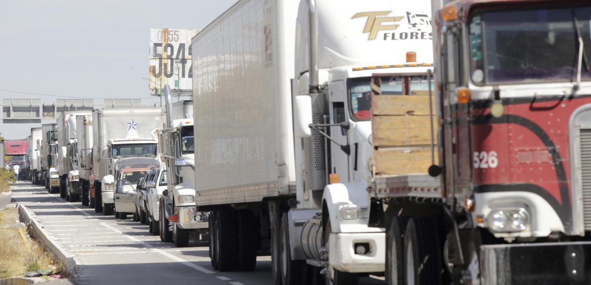 Paro nacional de transportistas; 15 de febrero