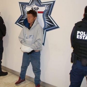 Captura Policía Estatal  “Pecas”, presunto asaltante de transporte público