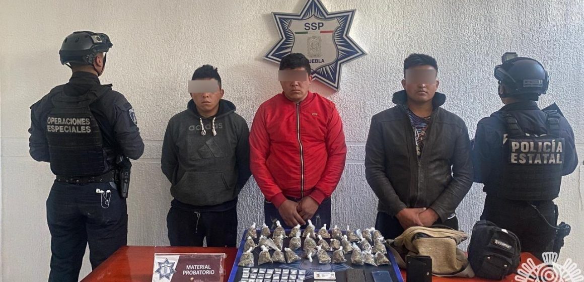 En Acatzingo, capturados presuntos integrantes de la estructura de “El Mamer”
