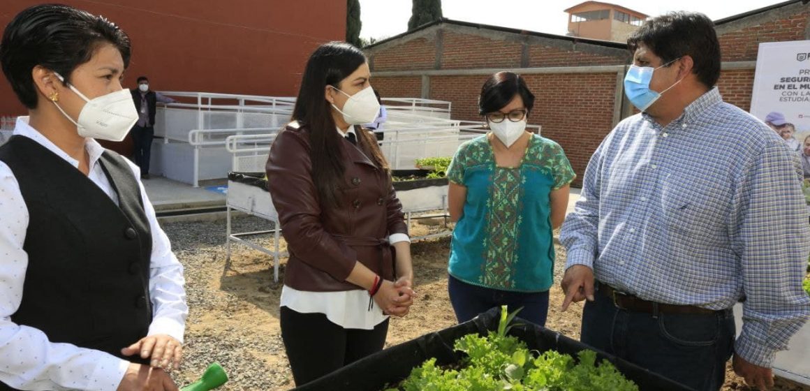 Ayuntamiento de Puebla entrega huertos escolares a favor de la seguridad alimentaria