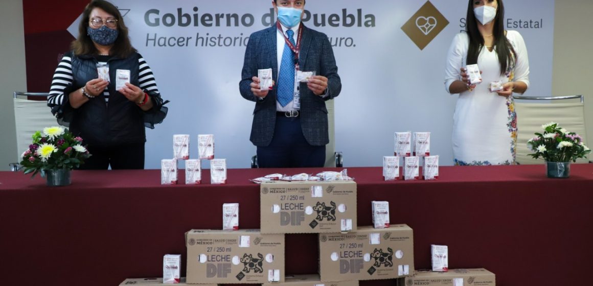 Entrega SEDIF alimentos al HNP en beneficio de familiares de pacientes