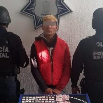 En la capital, detiene Policía Estatal a presunto narcomenudista
