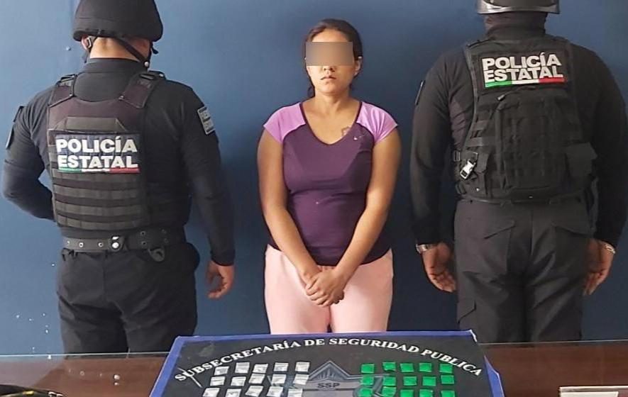 Detiene Policía Estatal a presunta integrante de “Los Gari”