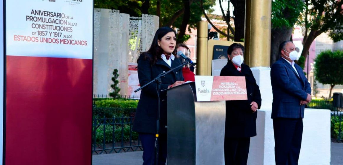 Conmemora Ayuntamiento de Puebla el aniversario de la promulgación de las constituciones de 1857 y 1917