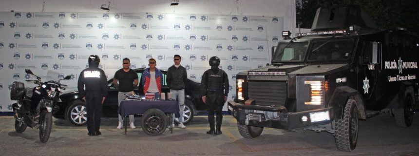6146d19e-2319-4a7d-8a38-2ab9b73676e6 Desarticula Policía Municipal a banda presuntamente dedicada al robo de autopartes