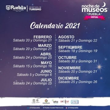 Turismo Municipal anuncia calendario de Noche de Museos 2021