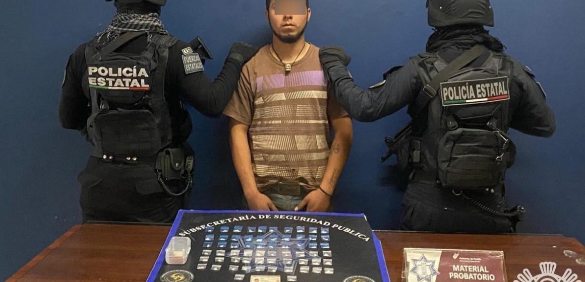 Policía Estatal captura a presunto distribuidor de droga de “Los Valencia”