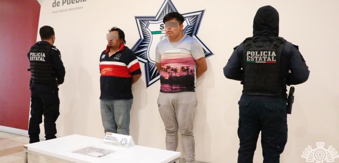 Por narcomenudeo, Policía Estatal captura a dos hombres