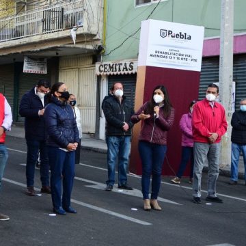 Gobierno de la Ciudad entrega las calles 13 y 15 Oriente-Poniente con nuevo pavimento