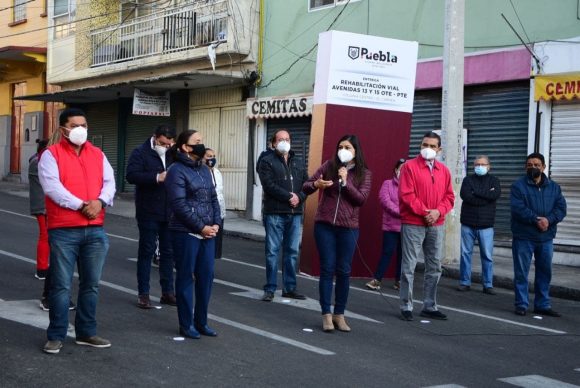 Gobierno de la Ciudad entrega las calles 13 y 15 Oriente-Poniente con nuevo pavimento