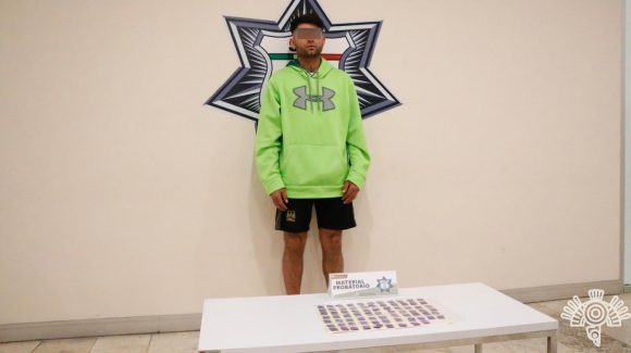 Presunto narcomenudista es capturado por Policía Estatal