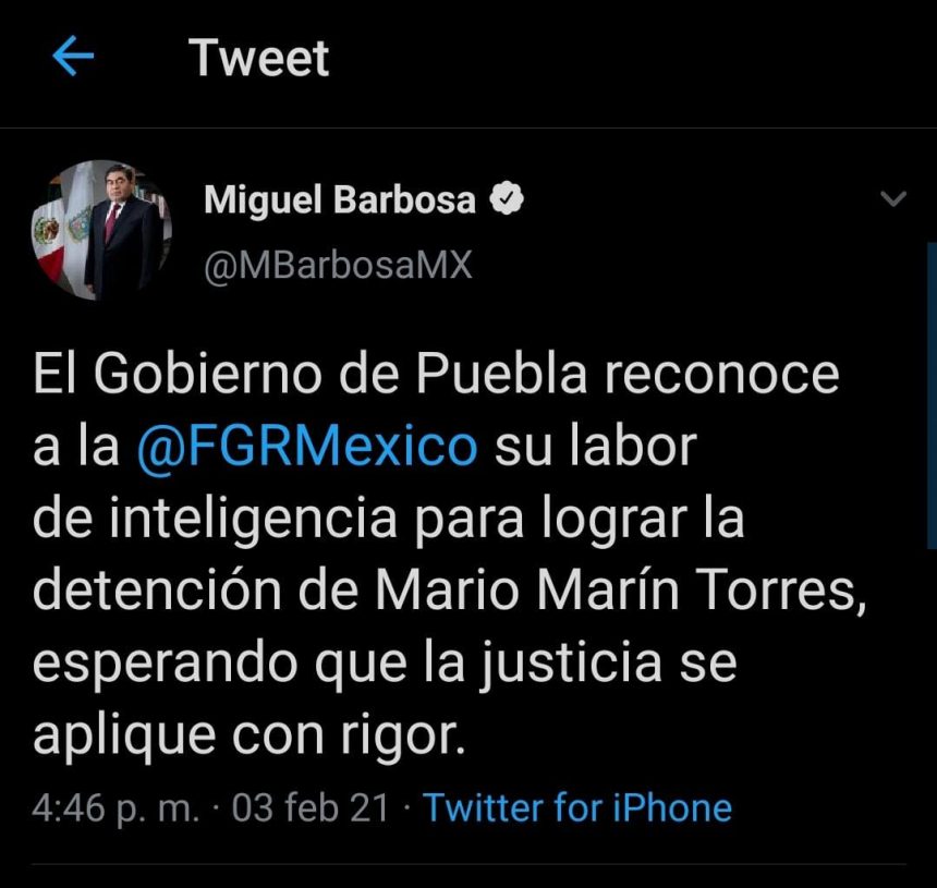 87af4398-3544-41b7-89ec-e9899010996a Aplicar rigurosamente la ley en caso Marín, pide gobernador Barbosa