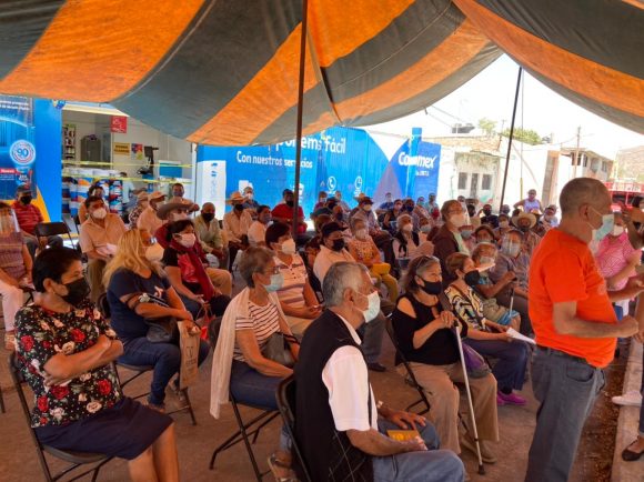 Segundo día de vacunación contra Covid en Chietla y la mixteca