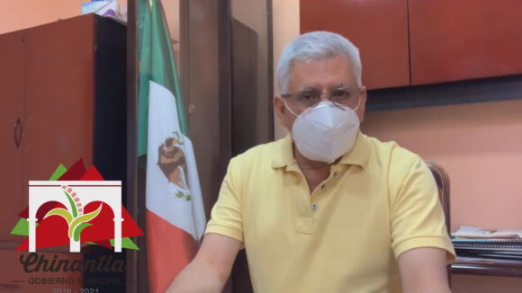 (VIDEO) Convoca alcalde de Chinantla a ponerse vacuna anticovid por Facebook