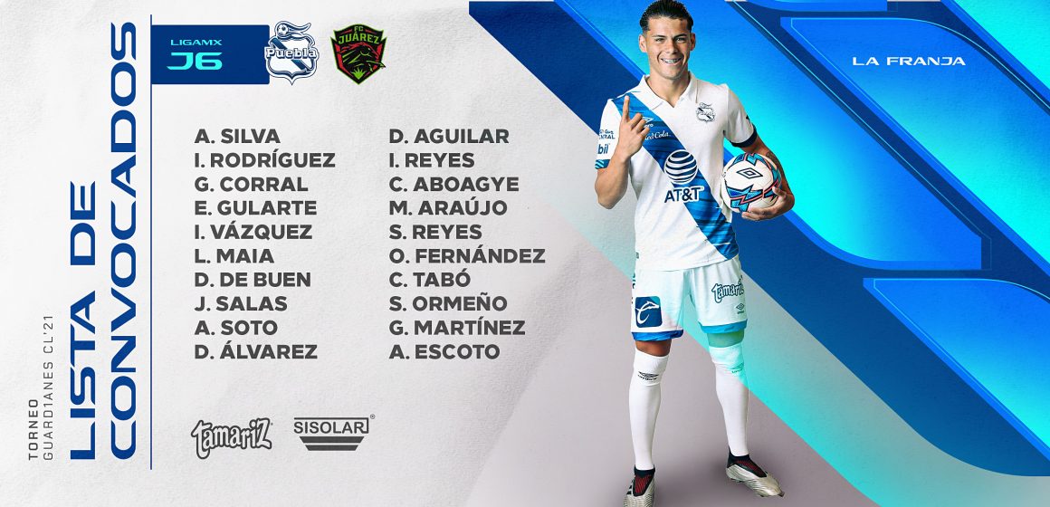 El Puebla presenta lista de convocados para enfrentar a Bravos