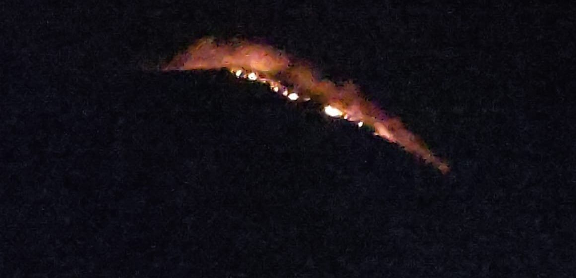Se registra incendio en el Cerro del Águila en CDMX