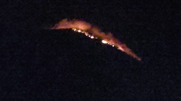 Se registra incendio en el Cerro del Águila en CDMX
