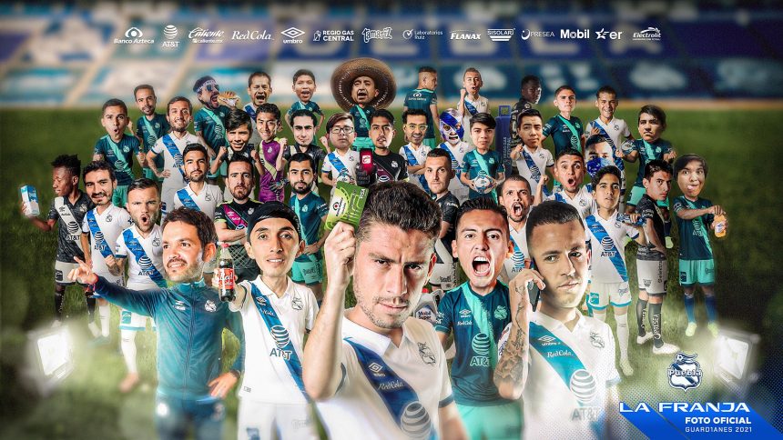 FOTOGRAFÍA OFICIAL CLUB PUEBLA GUARD1ANES CL 2021 Club Puebla presentó las fotos oficiales del Guardianes 2021