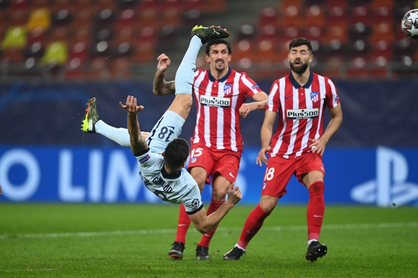 El Chelsea venció al Atlético de Madrid en la ida de Octavos de Champions