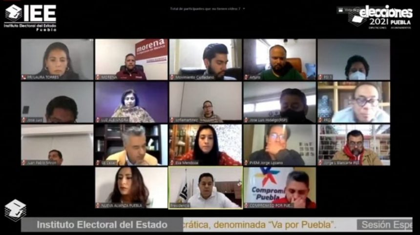 (VIDEO) IEE aprueba coaliciones “Va por Puebla” y “Juntos Haremos Historia en Puebla”